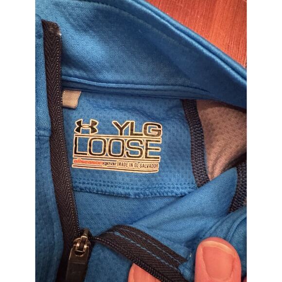 Congressional country club Performance Quarter Zip Pull Over Blue Size 6 Golf - Picture 7 of 11